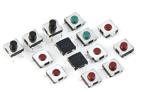 不同改顏色的按鈕輕觸開(kāi)關(guān)