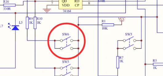 轉換開關的符號