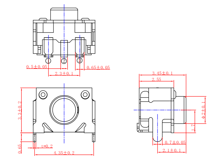 笑臉輕觸開關(guān)尺寸